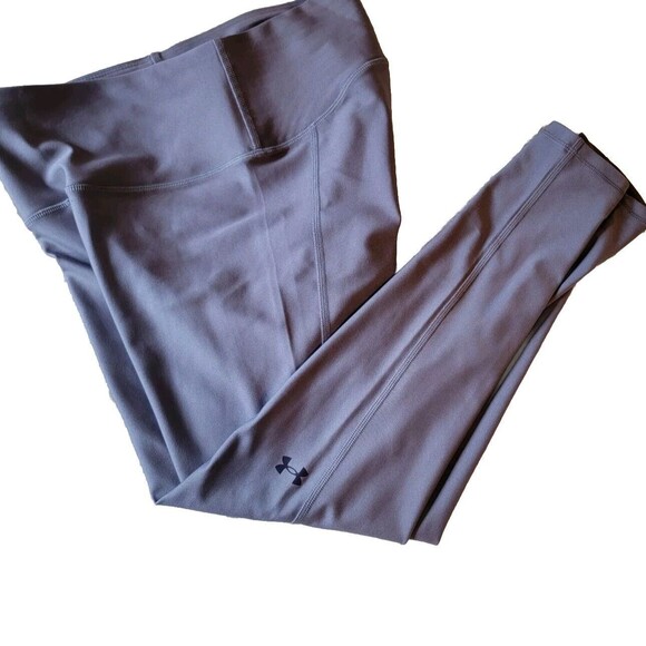 Under Armour HeatGear Hi-Rise Ankle Crop Leggings Women's Size MEDIUM‎ NWT - Picture 1 of 9